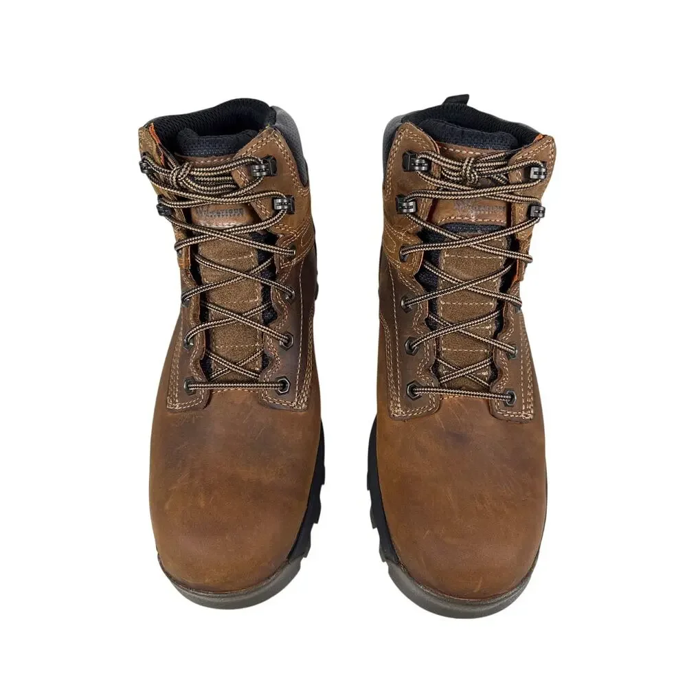 Timberland PRO Titan EV Work Boots Mens‎ 9 M Soft Toe Brown Leather WP Hover